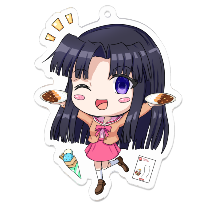 アクリルキーホルダー - 70 x 70 (mm)