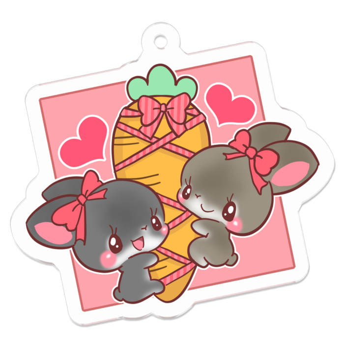 アクリルキーホルダー - 50 x 50 (mm)