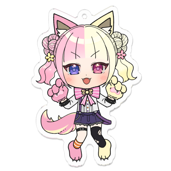 アクリルキーホルダー - 70 x 70 (mm) M