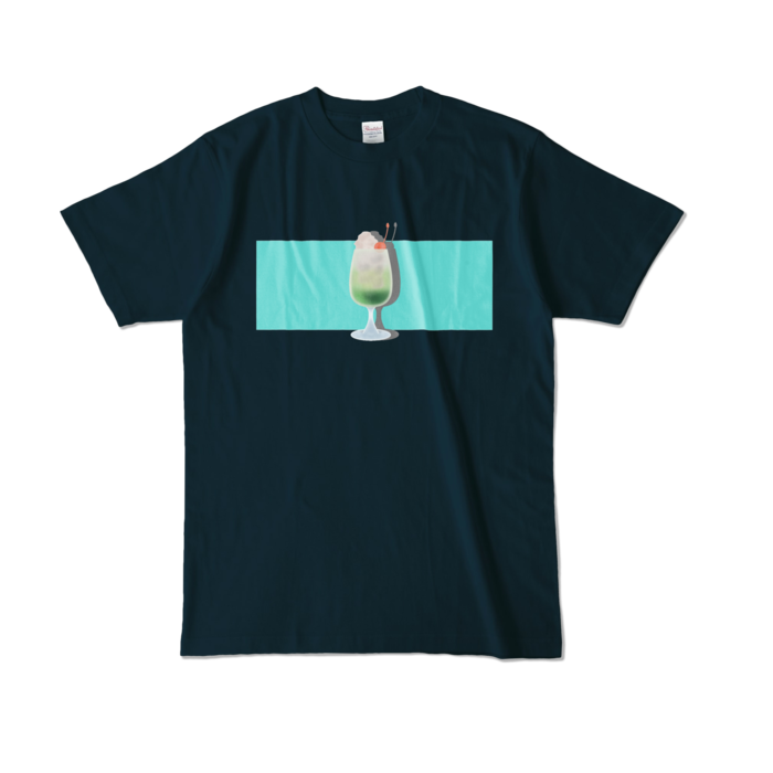 カラーTシャツ - L - ネイビー (濃色)