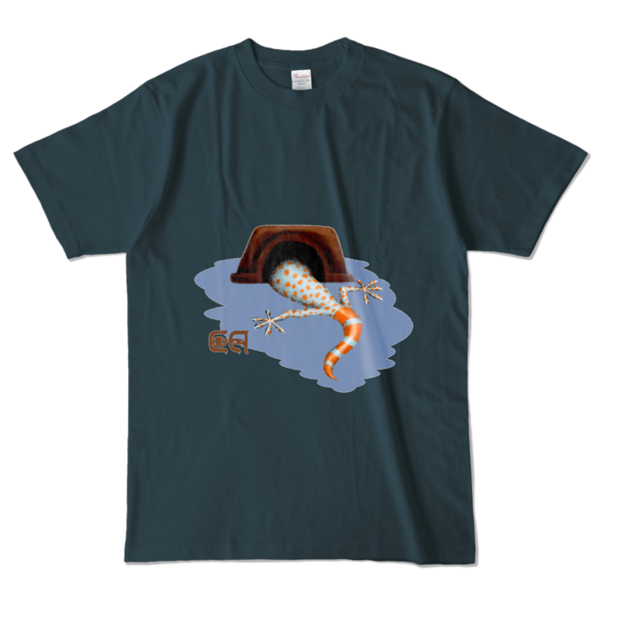 カラーTシャツ - L - デニム (濃色)