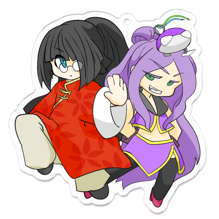 アクリルキーホルダー - 70 x 70 (mm)