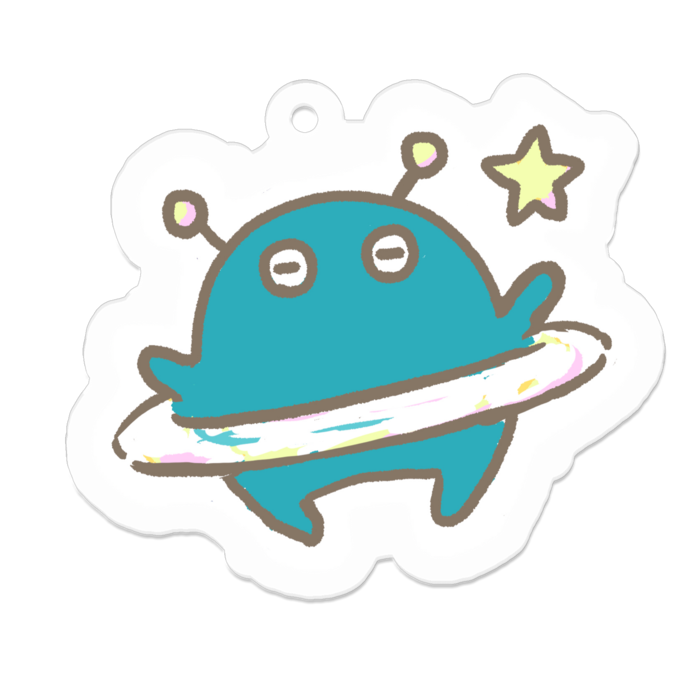 アクリルキーホルダー - 50 x 50 (mm)