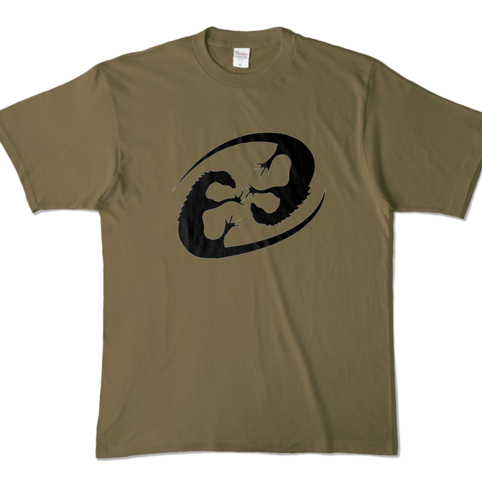 カラーTシャツ - XL - オリーブ (濃色)