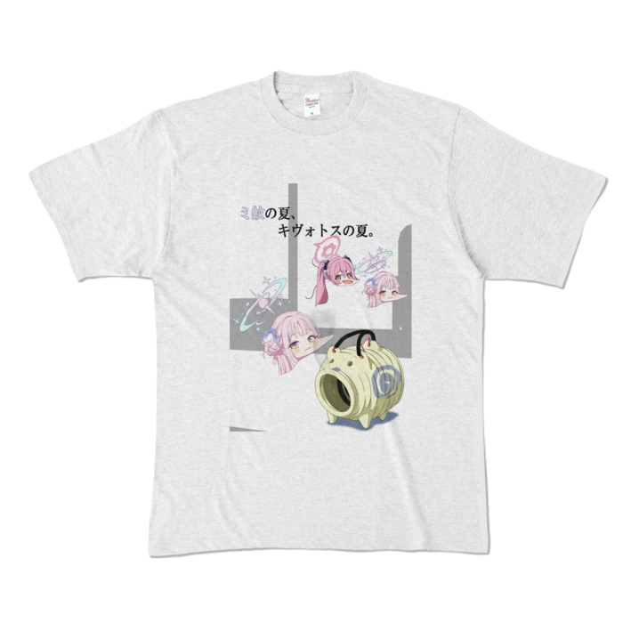 ミ蚊T - XL - アッシュ (淡色)