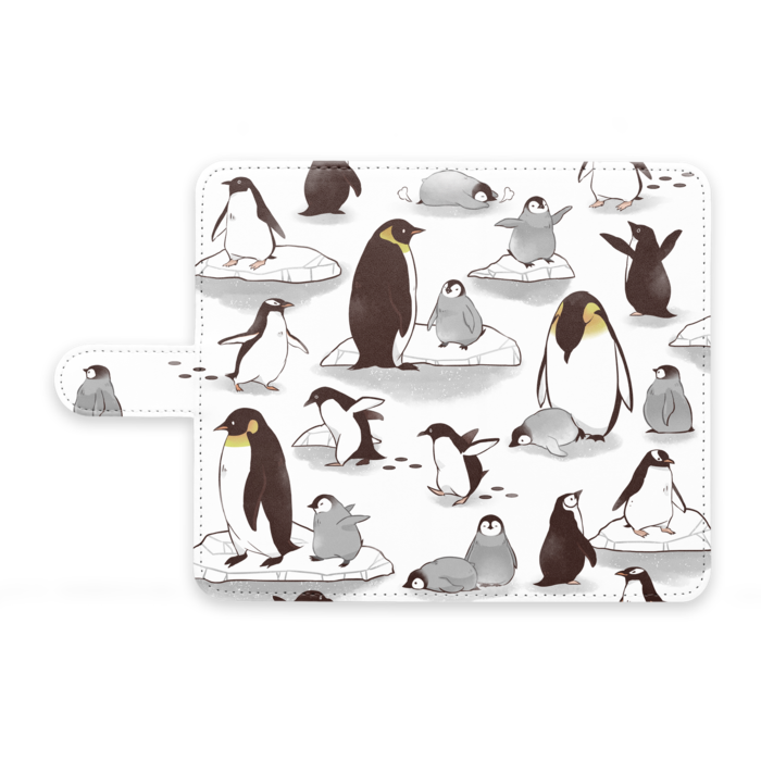 南極のペンギン達のandroidケース 旭月鳥 Booth