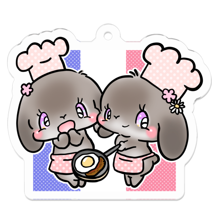 アクリルキーホルダー - 50 x 50 (mm)