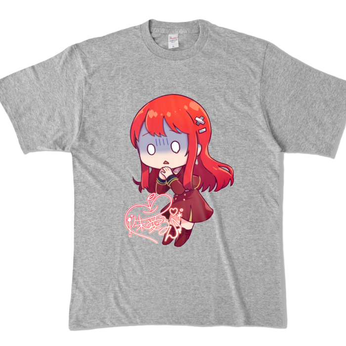 カラーTシャツ - XL - 杢グレー (濃色)