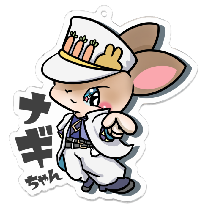 アクリルキーホルダー（コーティング） - 70 x 70 (mm)