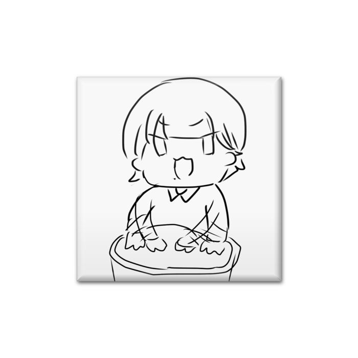 缶バッジ - 四角形40mm