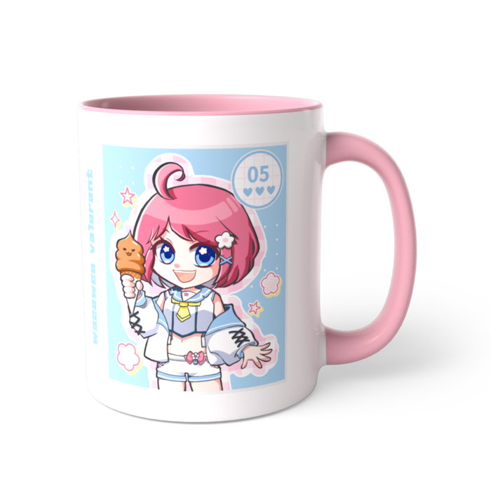 ツートンカラーマグカップ - 直径 8.2cm / 高さ 9.5cm