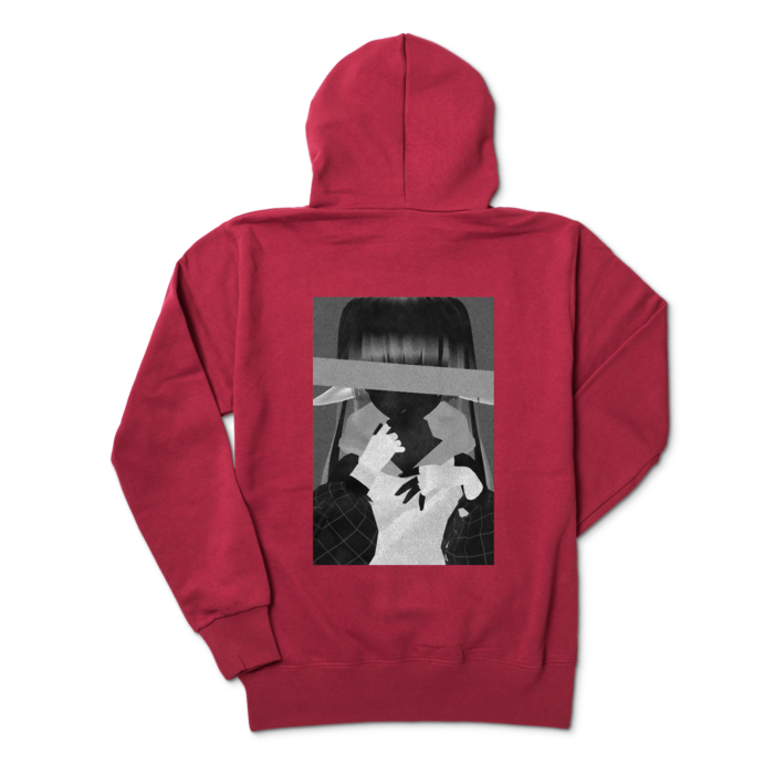 パーカー - M - バーガンディ