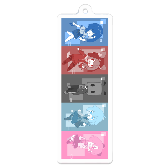 アクリルキーホルダー - 70 x 70 (mm)