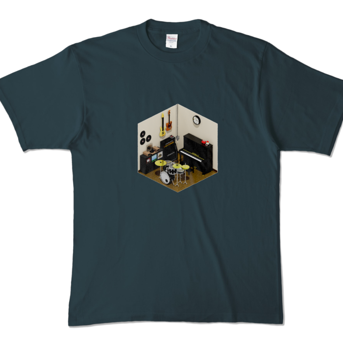 カラーTシャツ - XL - デニム (濃色)