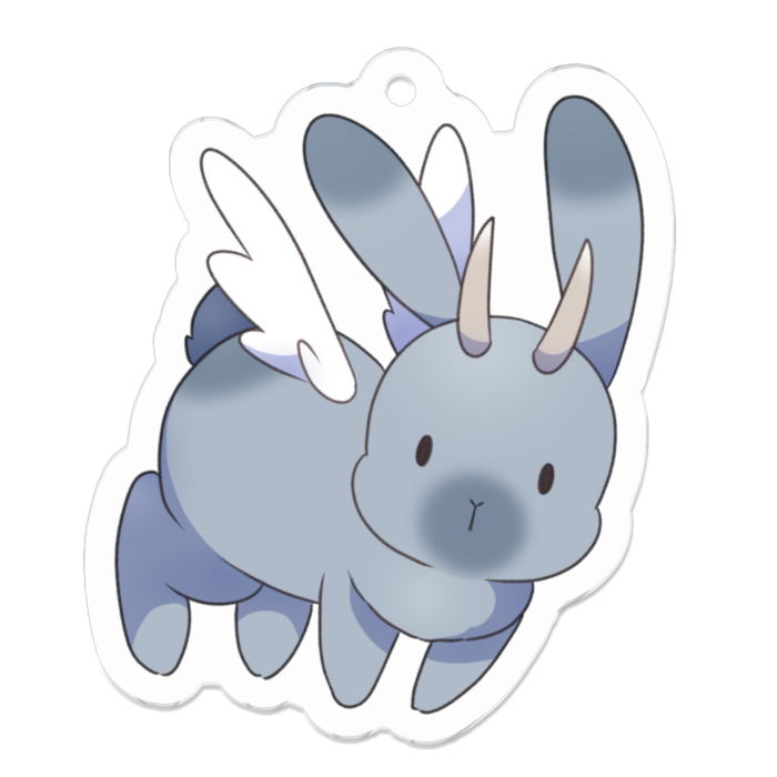 アクリルキーホルダー（コーティング） - 50 × 50 (mm)