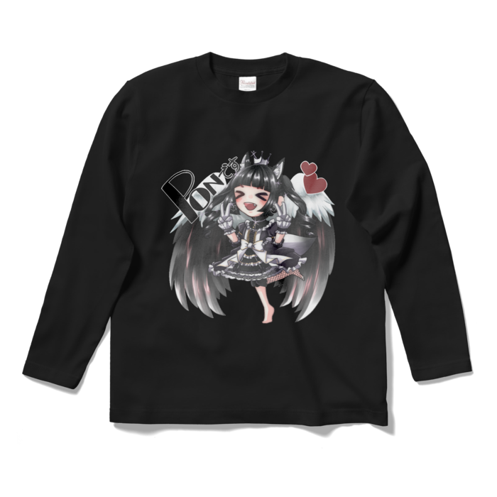 ロングスリーブTシャツ - S - ブラック