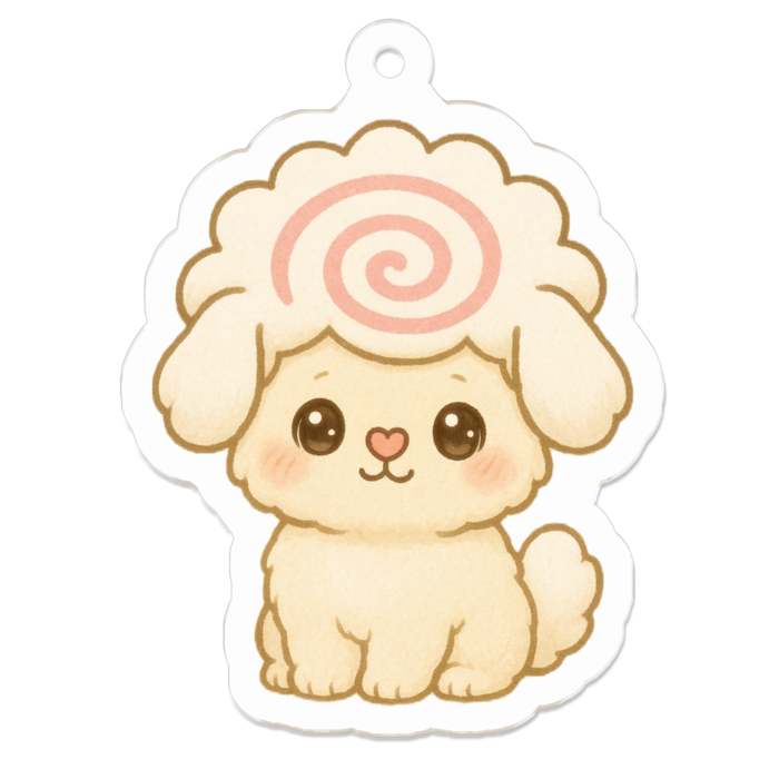 アクリルキーホルダー - 50 x 50 (mm)