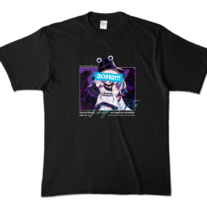 カラーTシャツ - XL - ブラック (濃色)