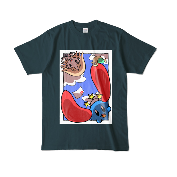 カラーTシャツ - L - デニム (濃色)
