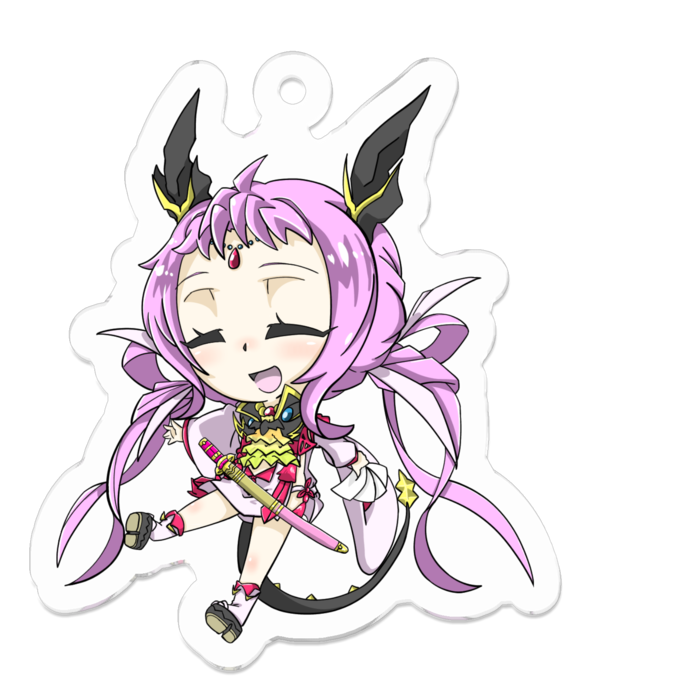 アクリルキーホルダー - 50 x 50 (mm)