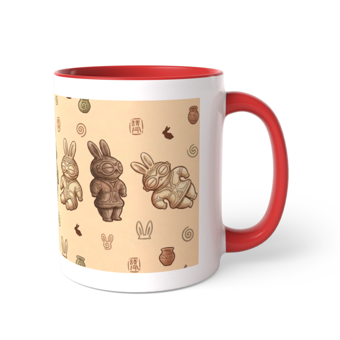 ツートンカラーマグカップ - 直径 8.2cm / 高さ 9.5cm