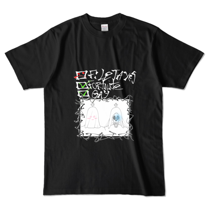 カラーTシャツ - L - ブラック (濃色)