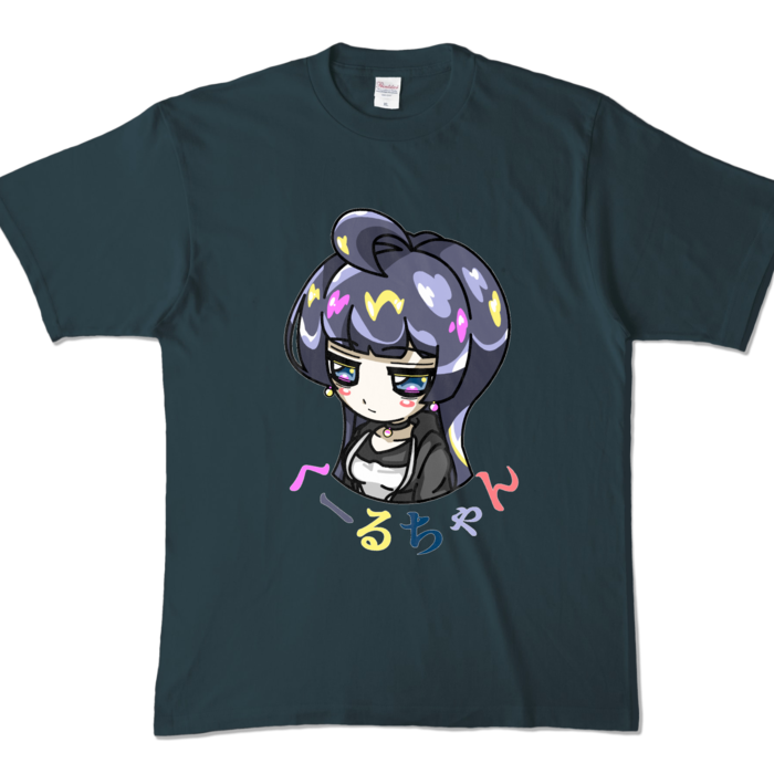 カラーTシャツ - XL - デニム (濃色)