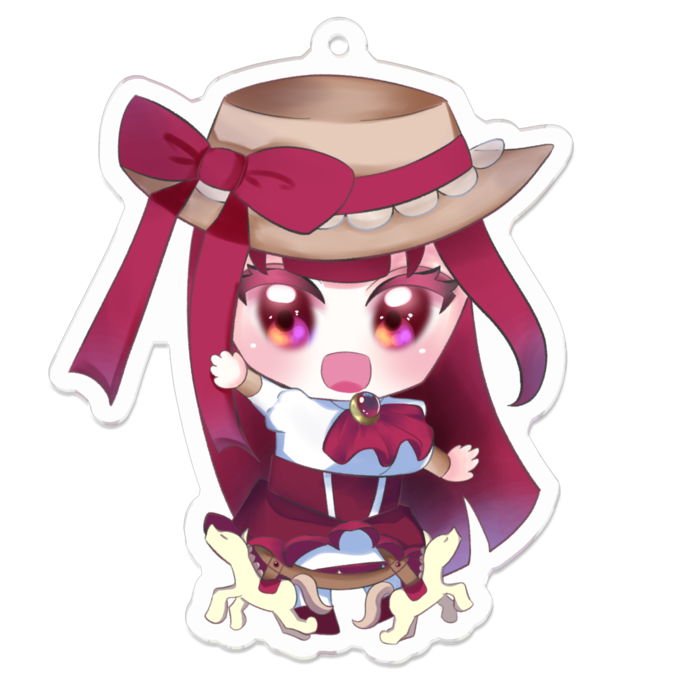 アクリルキーホルダー - 70 x 70 (mm)