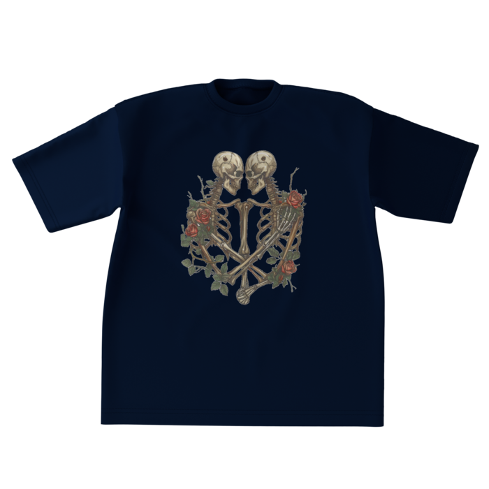 ビッグシルエットTシャツ - XL -ネイビー