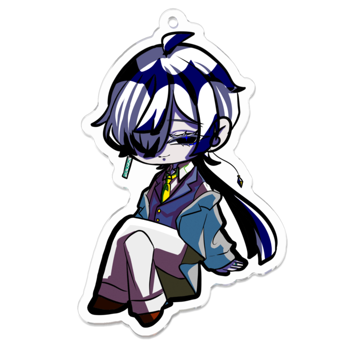 アクリルキーホルダー（コーティング） - 70 x 70 (mm)