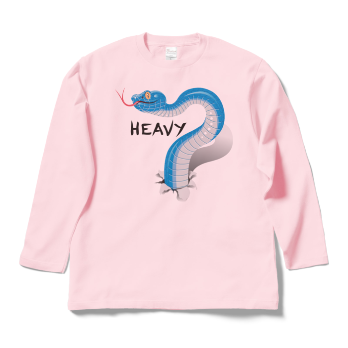 ロングスリーブTシャツ - L - ライトピンク