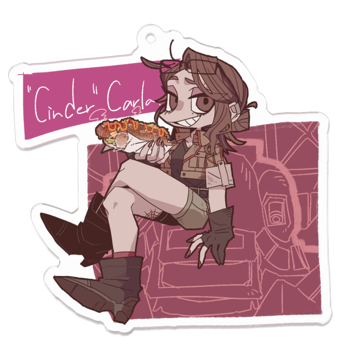 アクリルキーホルダー - 70 x 70 (mm)