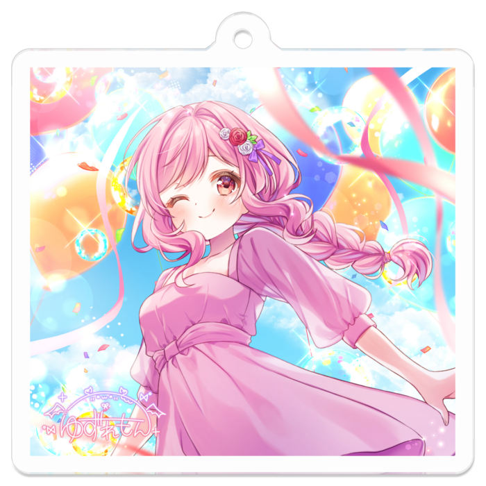 アクリルキーホルダー - 50 x 50 (mm)