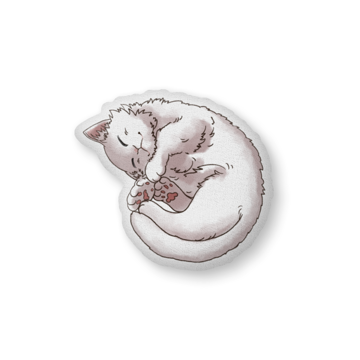白猫 - 大(H61×W86cm) - 片面