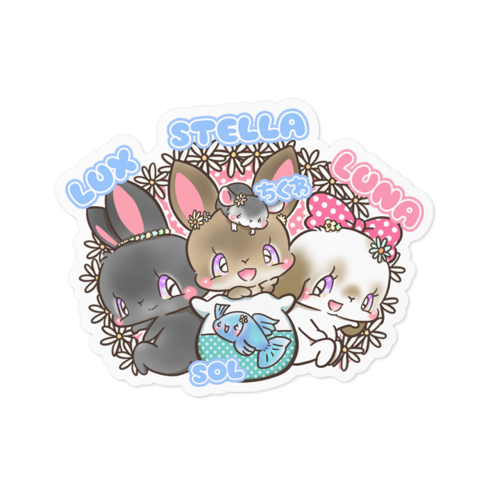 ステッカー - 100 x 100 (mm)