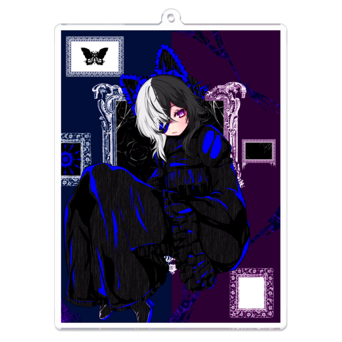 アクリルキーホルダー - 100 x 100 (mm)