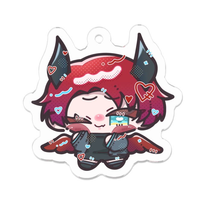 アクリルキーホルダー - 50 x 50 (mm)