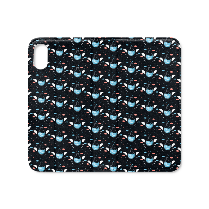 手帳型iPhoneケース(ベルトなし) - iPhone XS / X - ストラップ穴 なし