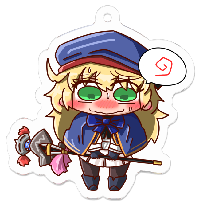 アクリルキーホルダー - 50 x 50 (mm)