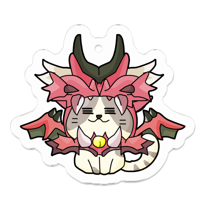 アクリルキーホルダー - 50 x 50 (mm)