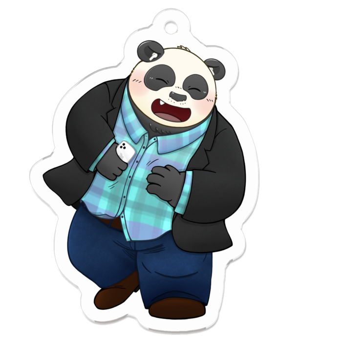 アクリルキーホルダー - 50 x 50 (mm)