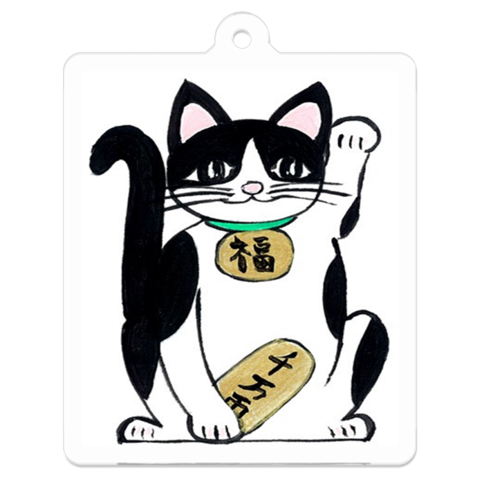 アクリルキーホルダー（コーティング） - 50 x 50 (mm)