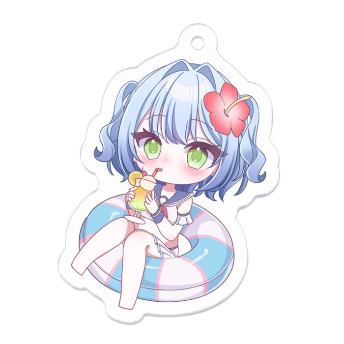 アクリルキーホルダー - 50 x 50 (mm)
