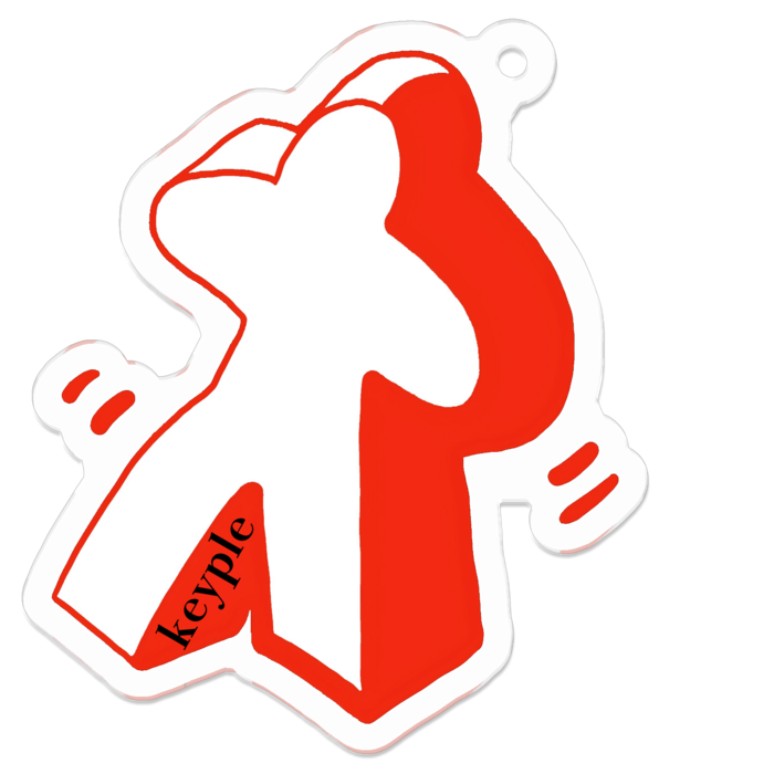 アクリルキーホルダー - 50 x 50 (mm)