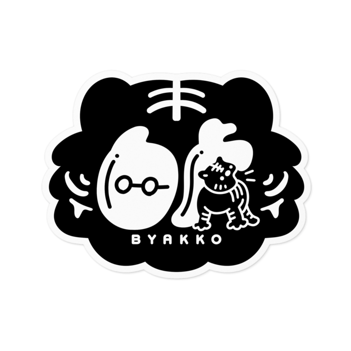 ステッカー - 100 x 100 (mm)