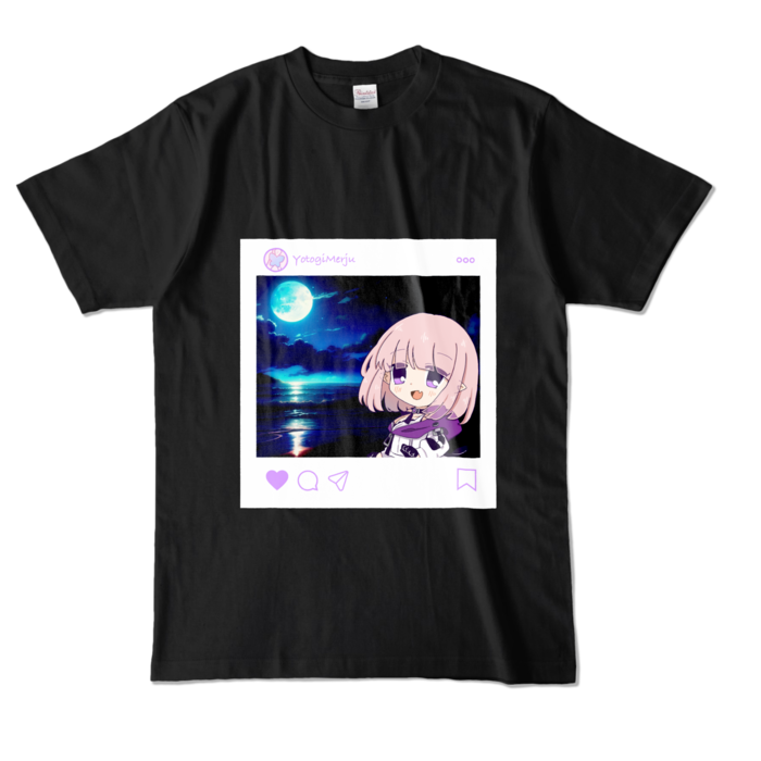 SNS風 - L - ブラック (濃色)