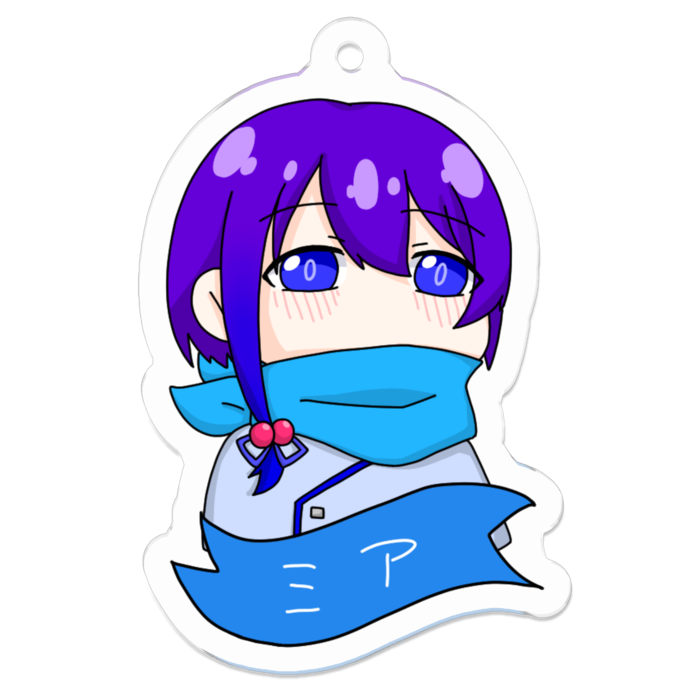 アクリルキーホルダー - 50 x 50 (mm)