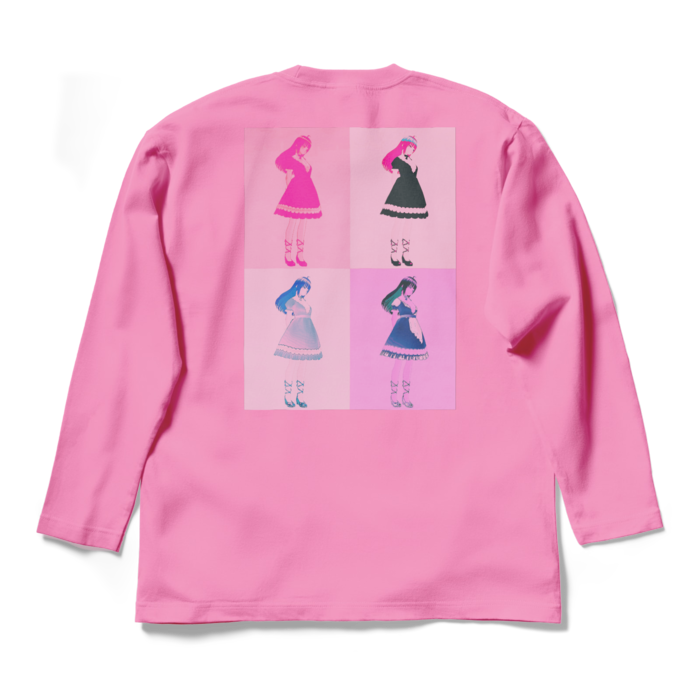 ロングスリーブTシャツ - L - ピンク