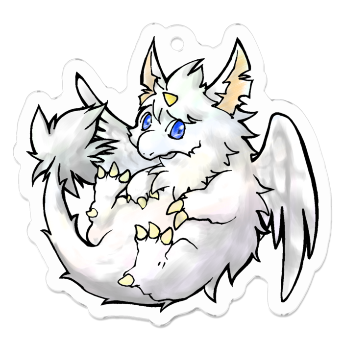 アクリルキーホルダー - 50 x 50 (mm)