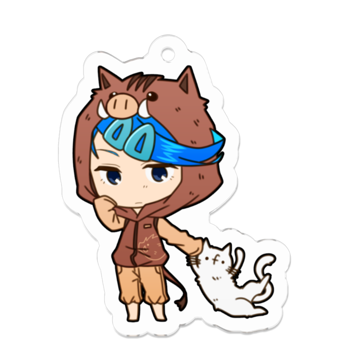 アクリルキーホルダー - 50 x 50 (mm)